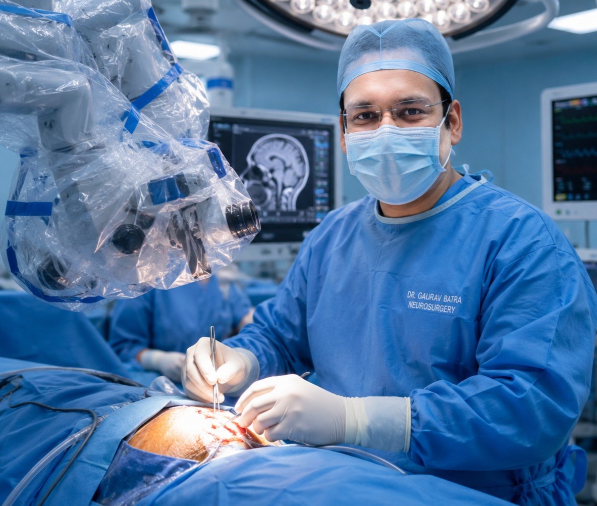 Expert Neurosurgeon in Operation Theatre